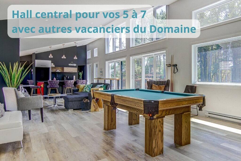 Nouveau - Chalet Moderne - Spa, Piscine & Sauna! Pont-Rouge Extérieur photo